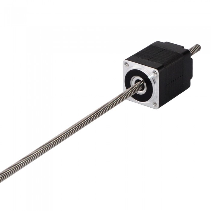 Motore passo-passo lineare Nema 8 bipolare 1,8 gradi 5 V 0,24 A giro di piombo 0,6096 mm/0,024" Vite di comando 150 mm