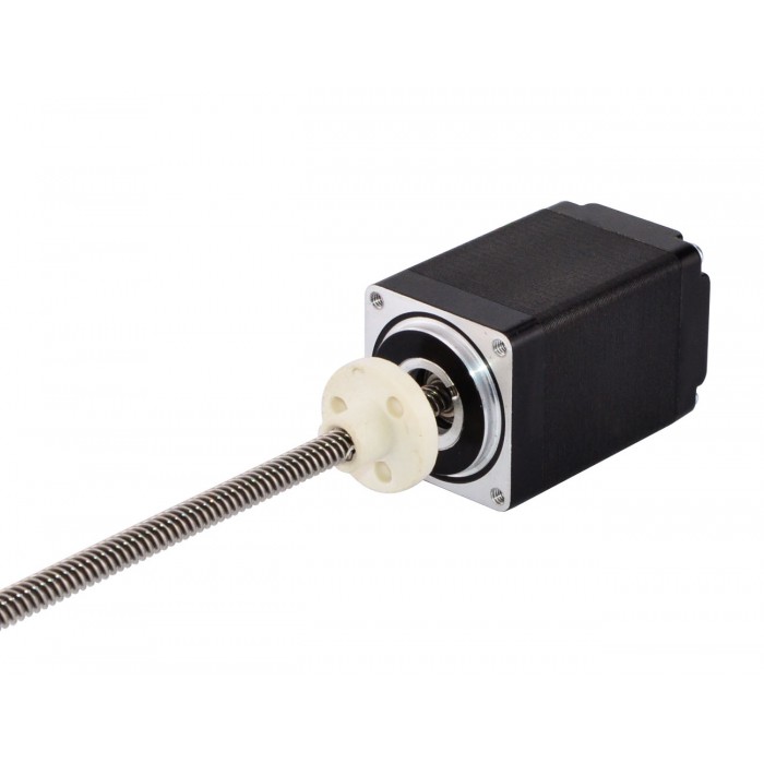 Attuatore motore passo-passo lineare esterno Nema 11 bipolare 1,8 gradi 0,75 A 5 V giro cavo 0,635 mm/0,025" Vite di comando 250 mm