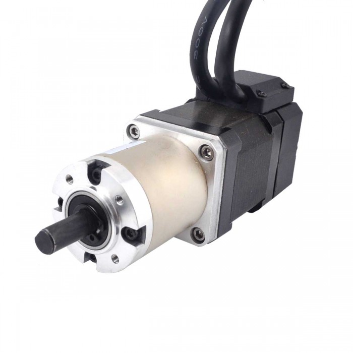 Nema 17 Motoriduttore passo-passo bipolare Lunghezza=48mm 1,8 Gradi 0,52Nm 1,68A 2,8V con encoder 51:1 1000CPR