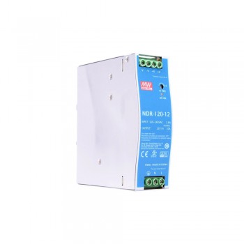 NDR-120-12 MEAN WELL Alimentatore CNC 120W 12VCC 10A 115/230VCA Alimentatore DIN RAIL