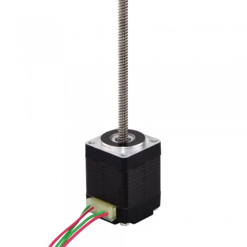 Attuatore lineare motore passo-passo Nema 8 bipolare 1,8 gradi 0,24 A 5 V Vite di comando 150 mm