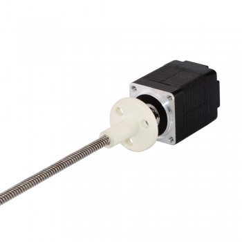 Attuatore lineare motore passo-passo esterno Nema 8 bipolare 1,8 gradi 0,24 A 5 V giro cavo 0,6096 mm/0,024