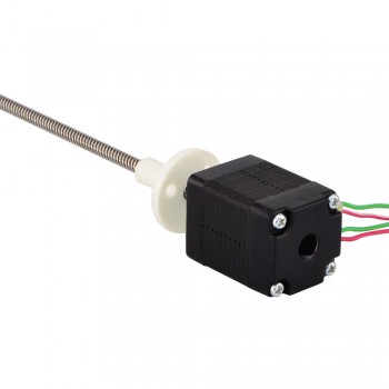 Attuatore lineare motore passo-passo esterno Nema 8 bipolare 1,8 gradi 0,24 A 5 V giro cavo 0,6096 mm/0,024