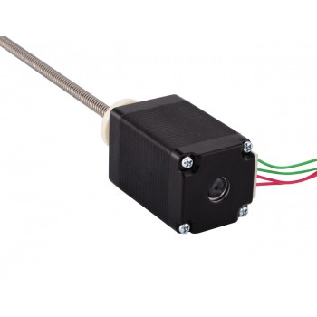 Attuatore motore passo-passo lineare esterno Nema 11 bipolare 1,8 gradi 0,75 A 5 V giro cavo 0,635 mm/0,025