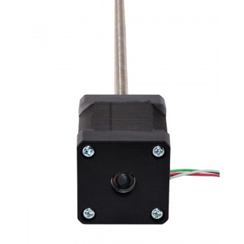 Nema 14 Attuatore lineare per motore passo-passo di precisione esterno 48 mm Stack 0,91 A 5 V Vite di comando 250 mm