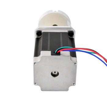 Motore passo-passo Nema 23 bipolare Lunghezza=76mm 1.89Nm 0,42 Gradi 2.8A 3.2V con riduttore epicicloidale 15:1