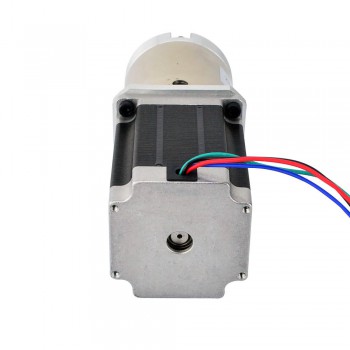 Motore passo-passo Nema 23 bipolare Lunghezza=76mm 1.89Nm 0,039 Gradi 2.8A 3.2V con riduttore epicicloidale 47:1