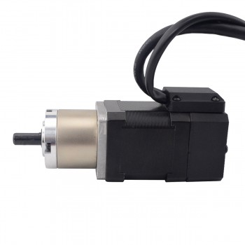 Nema 17 Motoriduttore passo-passo bipolare Lunghezza=48mm 1,8 Gradi 0,52Nm 1,68A 2,8V con encoder 27:1 1000CPR