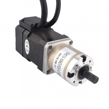 Nema 17 Motoriduttore passo-passo bipolare Lunghezza=48mm 1,8 Gradi 0,52Nm 1,68A 2,8V con encoder 51:1 1000CPR