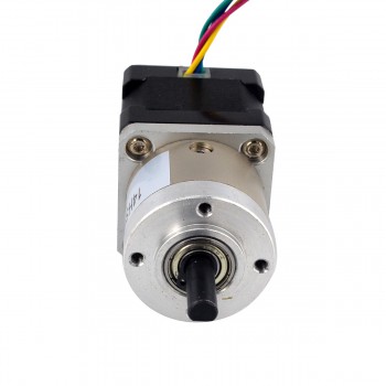 Nema 14 Motoriduttore passo-passo bipolare Lunghezza=34mm 1,8 gradi 14Ncm 1A 3.20V con cambio 5:1